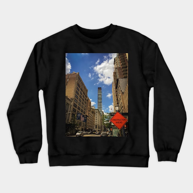 Manhattan, New York City Crewneck Sweatshirt by eleonoraingrid